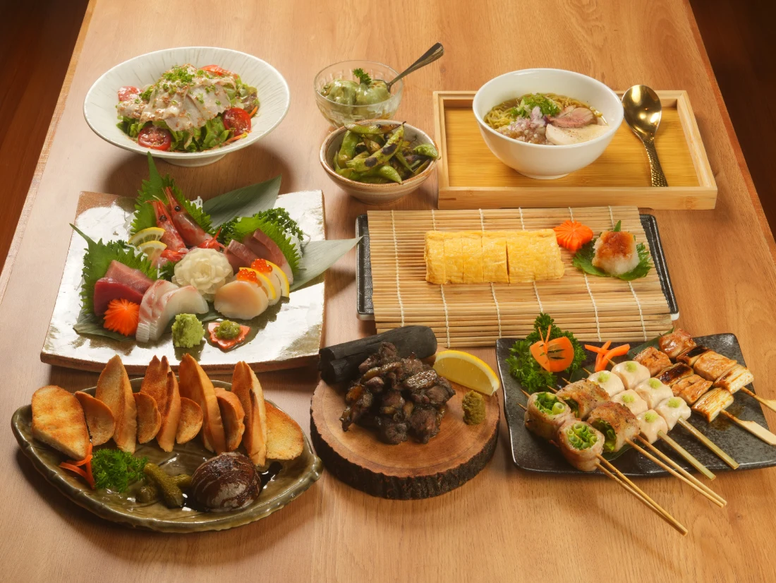 Dishes from the Popular Select Course at Sumibi Hirashima
