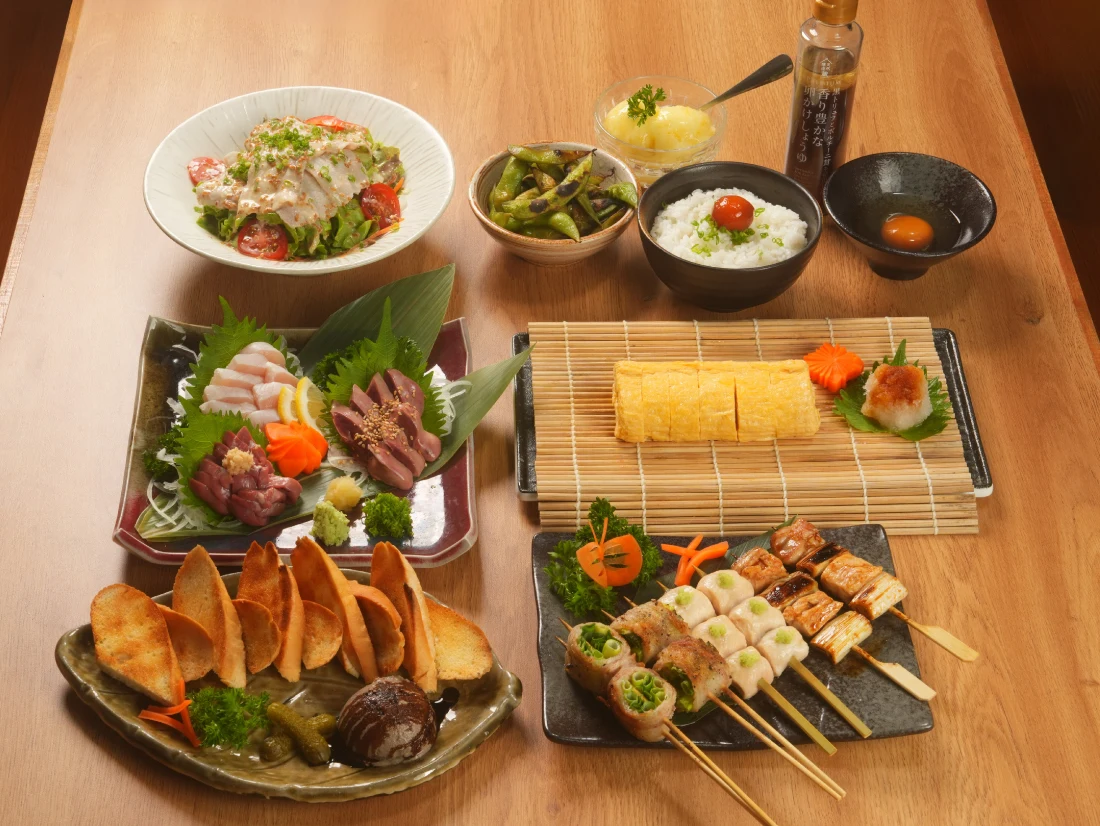 Dishes from the Standard Course at Sumibi Hirashima